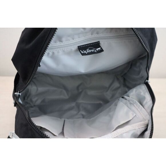 Kipling KI0365-0DH Women\'s Medium Size Black Tonal Fiona Nylon Backpack main image 6